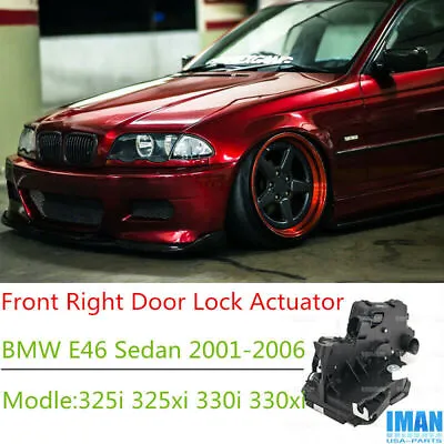 $48.99 • Buy Front Right Integrated Door Lock Actuator Latch For BMW E46 01-05 OE 51217011242