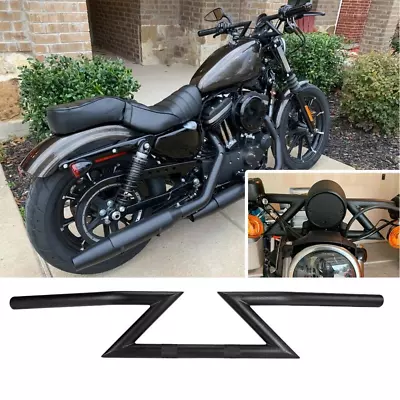 1  Z Bars Drag Handlebars For Harley Sportster 883 1200XL V-ROD Honda Motorcycle • $59.05