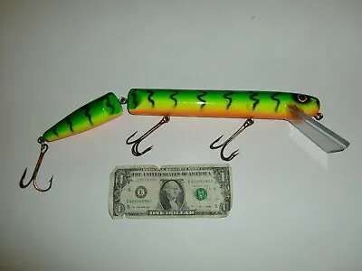 13-3/4  Body Wood Jointed Muskie Train Musky Lure - Used • $69.99