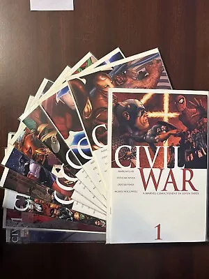 Civil War # -7 + Civil War II #1-8 + Frontline #1-11 + Extras NM Marvel - 29 Lot • $90