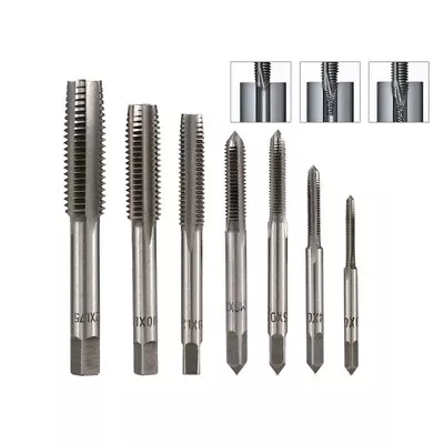 M3/M4/M5/M6 HSS Right Hand Metric Straight Flute Thread Screw Tap Tap De Rosca  • $6.33