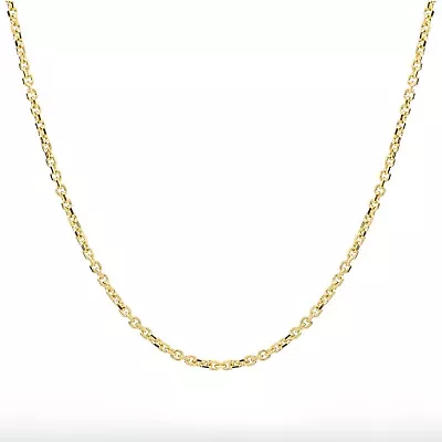 14ct Yellow Gold 585 Fine Belcher Chain 18 /45cm Necklace • £100