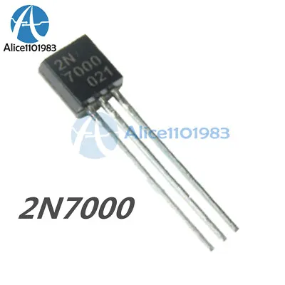 50Pcs 2N7000 MOSFET N-CHANNEL 60 Volts 0.2 Amps TO-92 New • $2.82