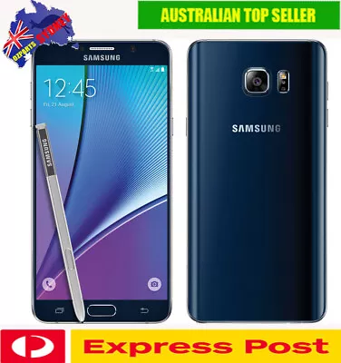 NEW Samsung Galaxy Note 5 SM-N9200 Unlocked Smartphone 32GB BLUE AUS Stock • $251.95