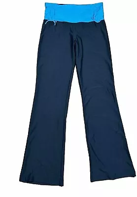 Marika Wide Leg Pants Women's Size Medium Back And Blue Yoga Workout Athletic • $18.50