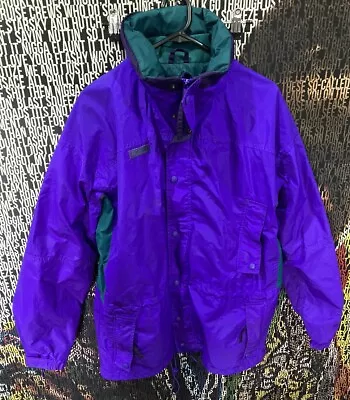 Columbia Long’s Peak Vintage Men’s Purple Jacket - Size: M - EXC CONDITION SNOW • $50