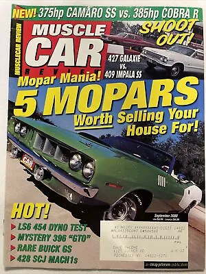2000 September  Muscle Car Magazine Mopars (MH831) • $22.39