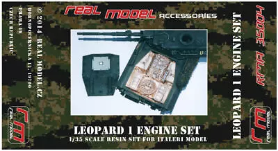 1/35th Real Model Engine Set For Leopard 1 • $34