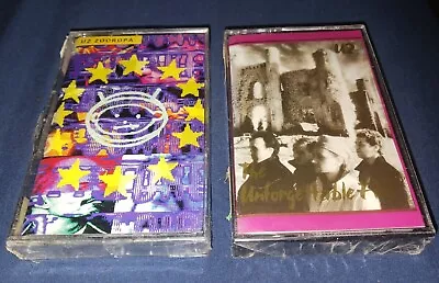 Lot Of 2 U2 Sealed Cassette Tapes  Zooropa  &  Unforgettable Fire  Rare Wow Look • $7.99