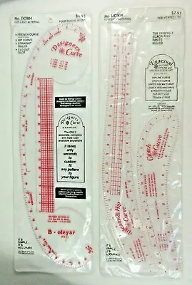 B Oleyar Universal Designers Curve Rulers Lot Of 3 Inseam Hipline Crotch Vintage • $14.99