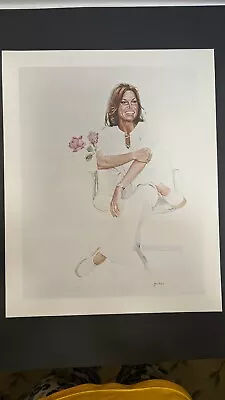 Vintage John Solie Artwork Lithograph Print TV Guide Mary Tyler Moore Poster • $79.99