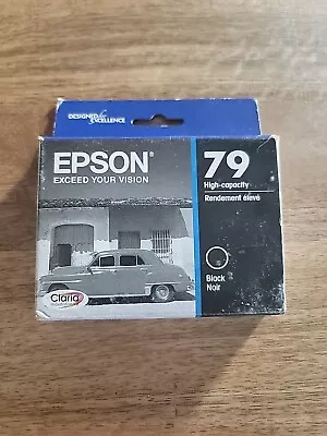 BRAND NEW / SEALED GENUINE OEM Epson 79 Black Ink Cartridge - EXP 2020 • $14.99