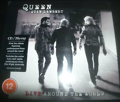 $39.99 • Buy Queen + Adam Lambert – Live Around The World CD + Bluray (All Region) – New  