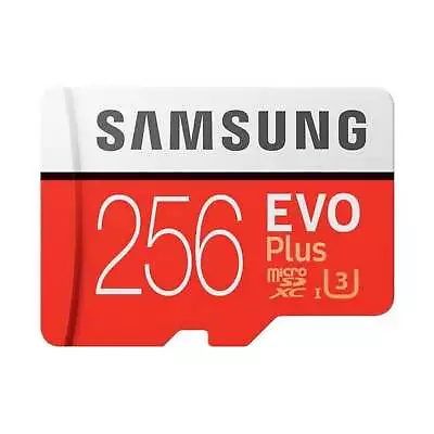 Samsung Evo Plus 256GB Micro SD Card SDXC 100MB/S Phone Memory TF Card 4K UHD • $60.95