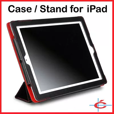 The New IPad 3 IPad 2 Leather Cover Case Skin Stand • $14.80