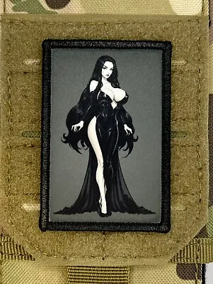 Addams Family Morticia Morale Patch / Military ARMY Tactical Hook & Loop 585 • $8.99