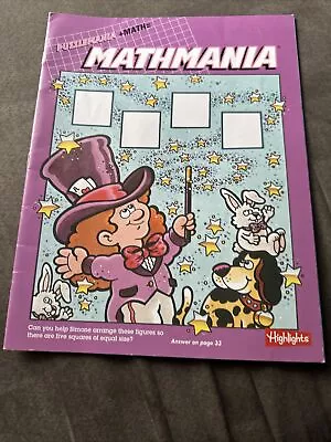 Mathmania (Book15) - Paperback By Highlights For Children - GOOD • $3.29