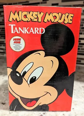 New Mickey Mouse Tankard Series Disney Parks Disney World Ceramarte Boxed • $50