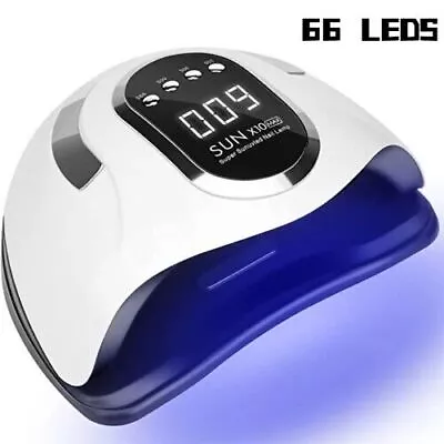 450W SUN X10 MAX Nail Lamp UV LED Light Professional Nail Polish Dryer Machine • $26.99