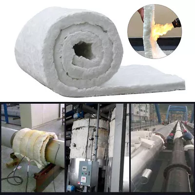 Fire Pizza Oven Ceramic Silicate Fiber Blanket Insulation Fireproof Insulation • £13.94