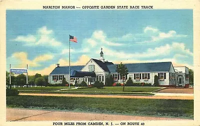 Marlton Manor Near Camden New Jersey Vintage Postcard • $6.50