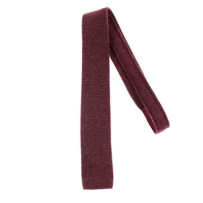 Pal Zileri NWOT 100% Cashmere Knit Neck Tie In Burgundy/Gray • $109.99