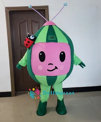 Earphone Watermelon Baby Cocomelon Jojo Boy Mascot Costume Character Outfit Suit • £118.80