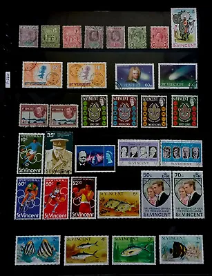 St. VINCENT Fine Used Stamps    F240   Free Registered Mail • $32.72
