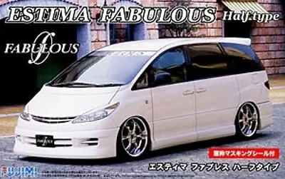 Fujimi Toyota Estima Fabulous Half Type Minivan - Plastic Model Car Kit - 1/24 • $31.26