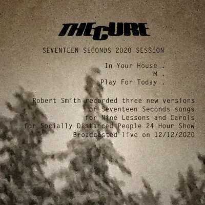 £37 • Buy The Cure:Robert Smith –Seventeen Seconds 2020 Session- Clear 10” VINYL- Rare 