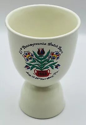 21st Pennsylvania Dutch Days Souvenir Ceramic Egg Cup 1969 Hershey PA • $17.99