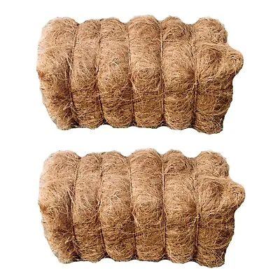 Ginger Coir Fibre Upholstery Filling Horse Hair Substitute Bedding 2kg X 2 Bales • £47.99