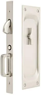 Emtek 2105 7-1/2  Privacy Pocket Door Mortise Lock Satin Nickel For 1 3/8  • $60