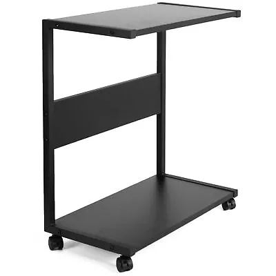 VIVO Black Mobile PC Cart With Storage Computer Tower Floor Stand • $69.99