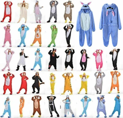 £17.22 • Buy Animal Pajamas Kigurumi Nightwear Cosplay Onsie72 Costumes Adult Jumpsuit Outfit