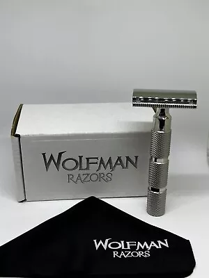 Wolfman Razor WR2 1.15mm Stainless Steel Safety Razor • £400