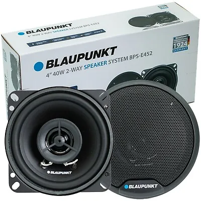 NEW Blaupunkt BPS-E452 4  2-Way Coaxial Car Speakers 80W With Grilles - 1 Pair • $28