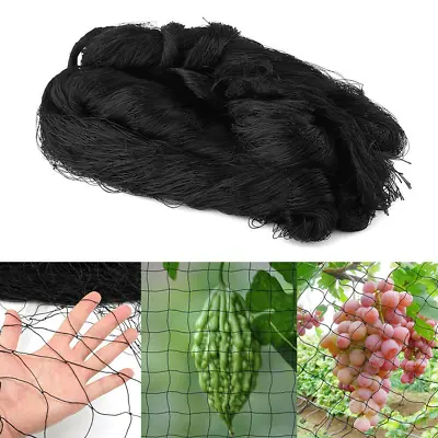 Anti Bird Netting Pond Net Protection Fruits Garden Mesh 25'x50' 50'x50' 50'x100 • $27.94