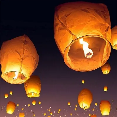 Chinese Paper Lanterns Release In Memorial For Weddings Birthdays Party Memorial • £7.91