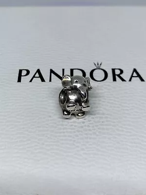 Genuine Pandora Bracelet Charm - Silver Lucky Elephant Charm S925 ALE • £16.99