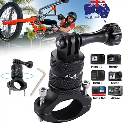 Bike Camera Bracket Motorcycle Handlebar Mount Holder Clamp For Gopro Hero 4/5/6 • $18.97