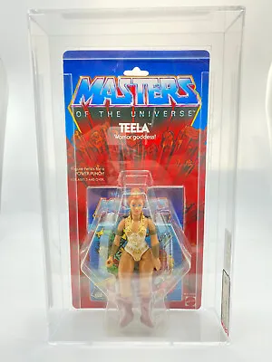 1982 Mattel Masters Of The Universe Teela 8-Back AFA 80 MOC Clear Bubble MOTU • $2349.99