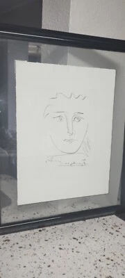 $199 • Buy Rare Original Pablo Picasso Pour Roby - Plate 1967 Numbered.  Rare To See Back.