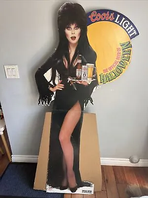 Vintage Elvira Cardboard Standee Coors Light Halloween 1994 • $199