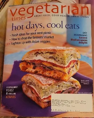 Vegetarian Times Magazine July / August 2008 Eastern Mediterranean Delights • $8.90