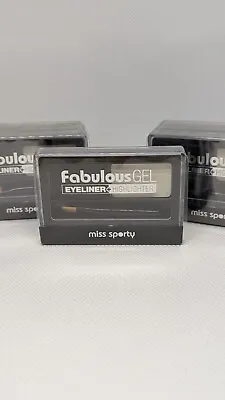 Miss Sporty Fabulous Gel Eyeliner & Highlighter - Black & White • £1.99