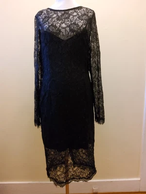 $20 • Buy Ladies Size 14 Black Formal Lace Dress