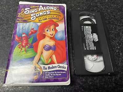 Disney Sing Along Songs: The Modern Classics VHS Video - Free Shipping • $9.98