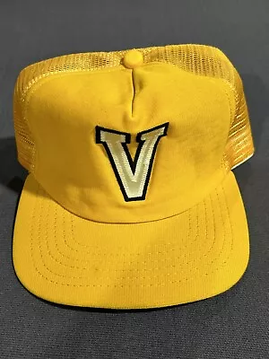 Vintage Vanderbilt University Commodores Authentic SnapBack 1970s Cap~New Era • $39.99