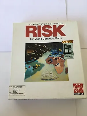 Risk 1991 Virgin Games For PC - All Original Contents • $2.79